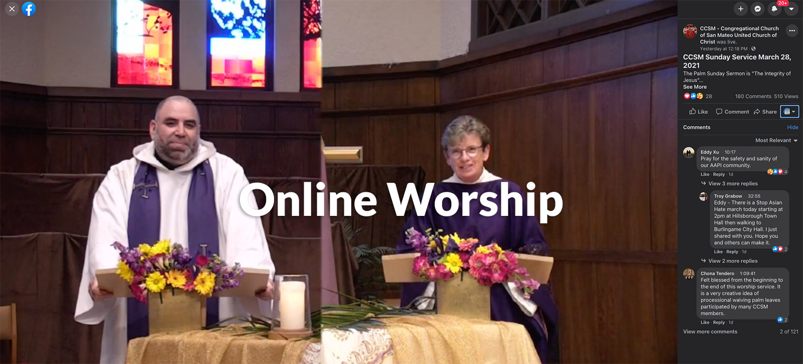 Online Worship Photo Header